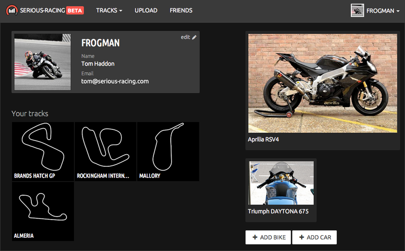 Serious-Racing user profile